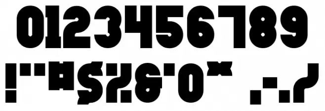 SicretPERSONALBlack Font OTHER CHARS