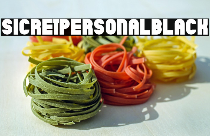 SicretPERSONALBlack Example 3