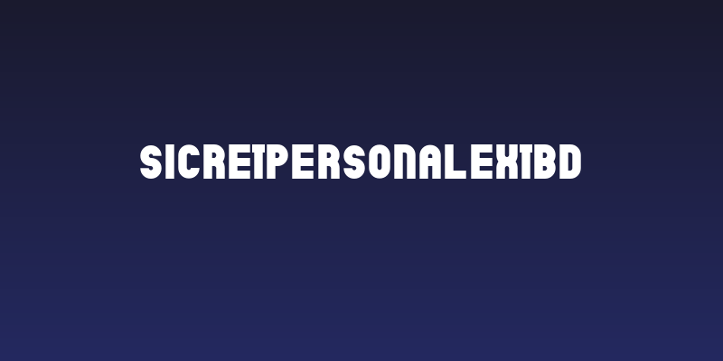 SicretPERSONALExtBd Social Header