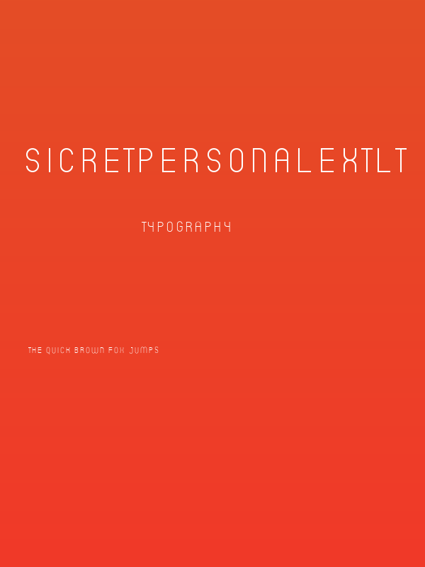 SicretPERSONALExtLt Poster