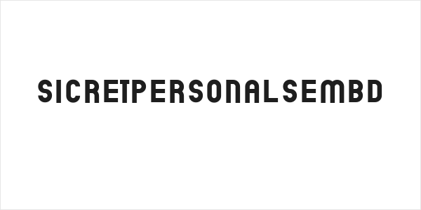SicretPERSONALSemBd Logo