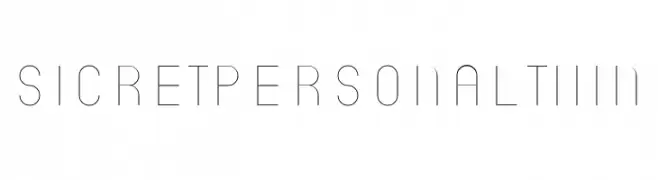 SicretPERSONALThin  Frei Schriftart Herunterladen
