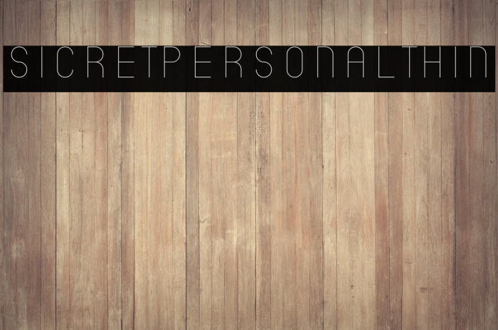 SicretPERSONALThin Example 3