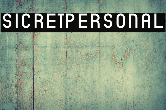 SicretPERSONAL Example 3