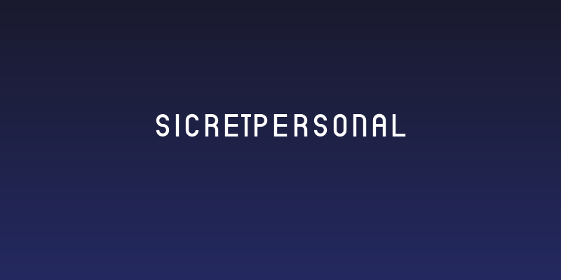SicretPERSONAL Social Header