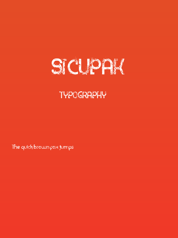 Sicupak Poster