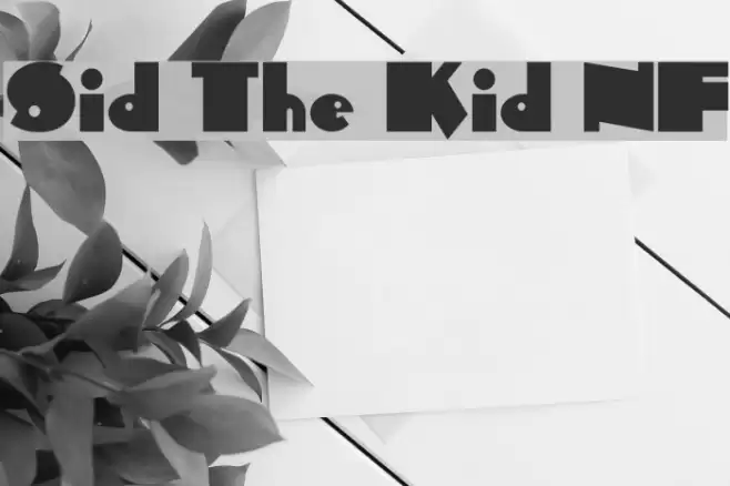 Sid The Kid NF Font examples
