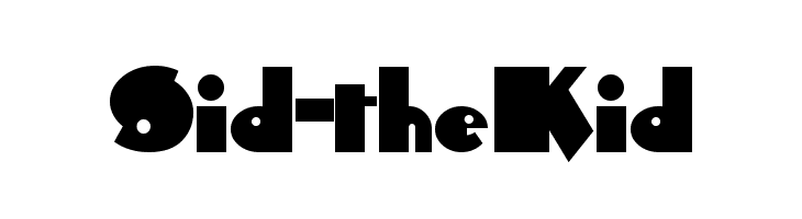 Sid-theKid  フリーフォントのダウンロード