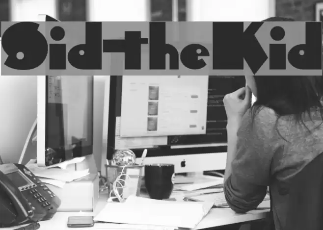 Sid-theKid Font examples