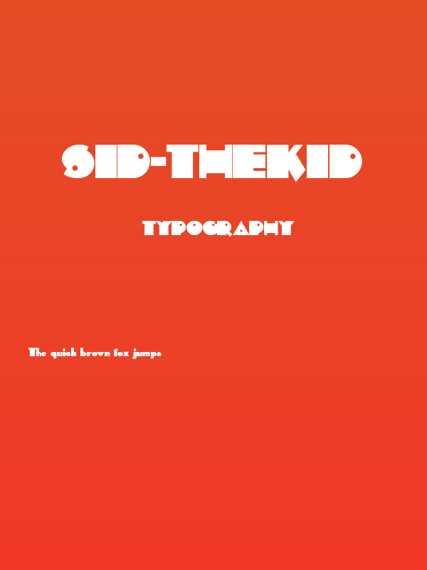 Sid-theKid Poster