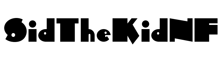 SidTheKidNF  Descarca Fonturi Gratis