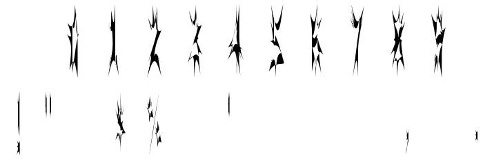 SidTheSpider Font OTHER CHARS
