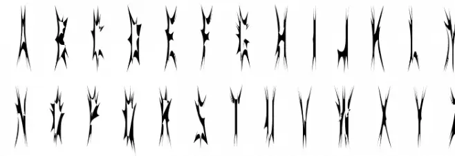 SidTheSpider Schriftart Groß