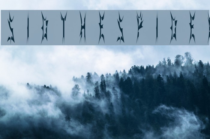 SidTheSpider Font examples