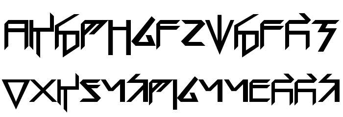 Sidaan Font LOWERCASE