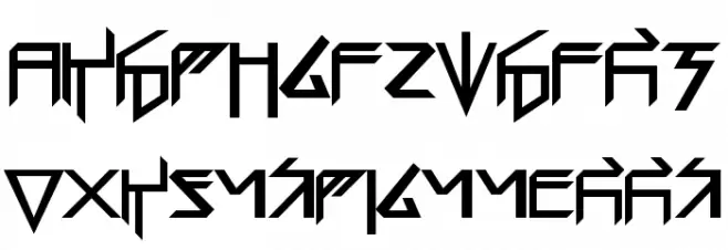 Sidaan Font LOWERCASE