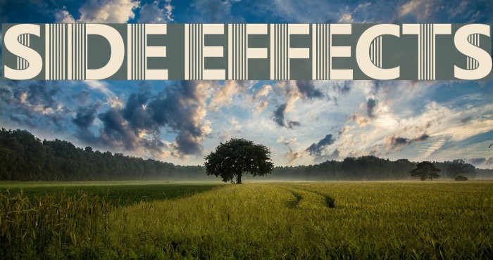 Side Effects Font examples