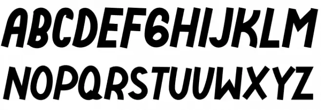 Side Love Font Litere mari