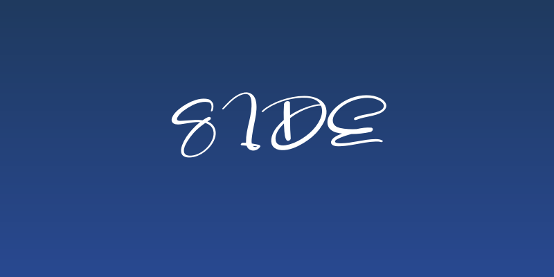Side Social Header