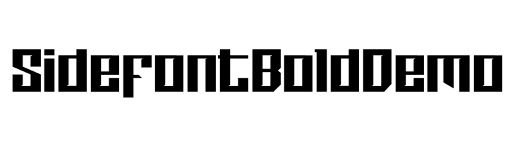 Sidefont Bold Demo  Fuentes Gratis Descargar