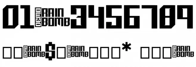Sidefont Bold Demo フォント その他の文字