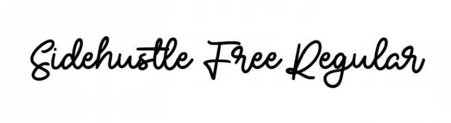 Sidehustle Free Regular フリーフォントのダウンロード