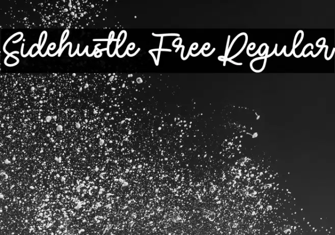 Sidehustle Free Regular Font examples