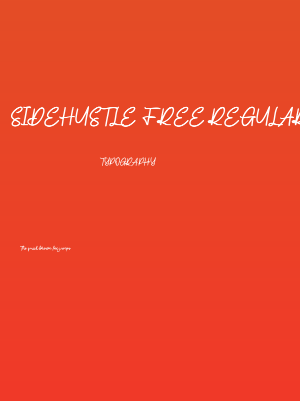 Sidehustle Free Regular Poster