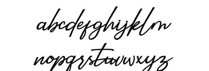 Sidelines Font LOWERCASE