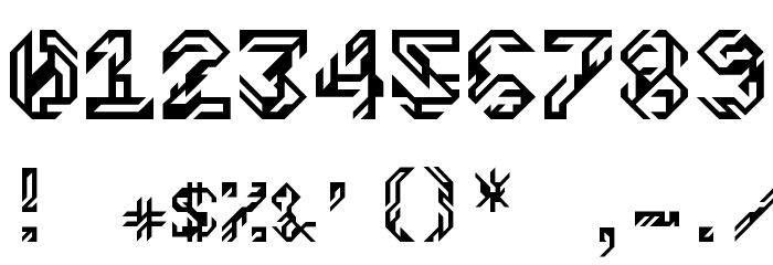 Sides Font OTHER CHARS