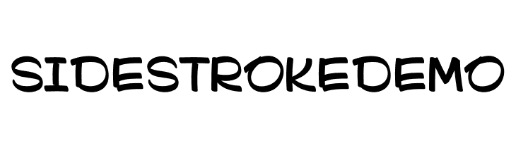 Sidestroke DEMO  baixar fontes gratis