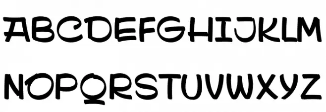 Sidestroke DEMO Caratteri MAIUSCOLE