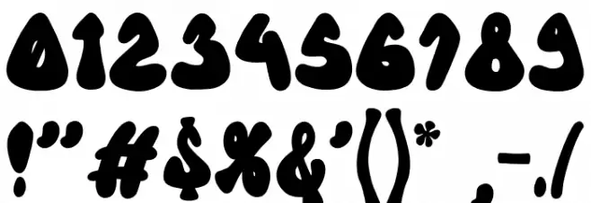 Sidethree Regular Font OTHER CHARS
