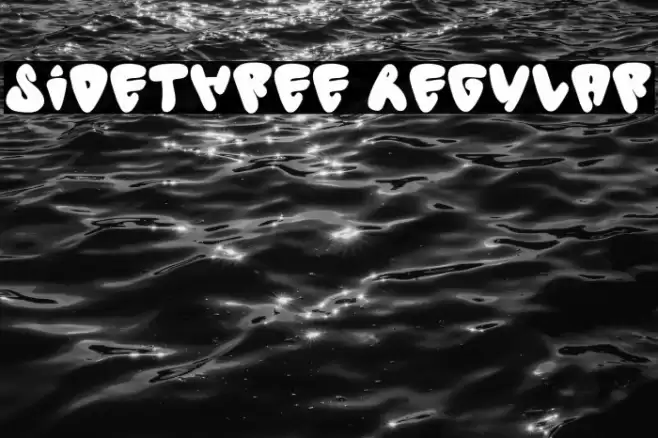 Sidethree Regular Font examples