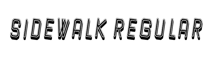 Sidewalk Regular  免费字体下载