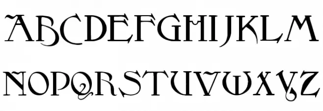 Sidhe Noble Polices MAJUSCULES