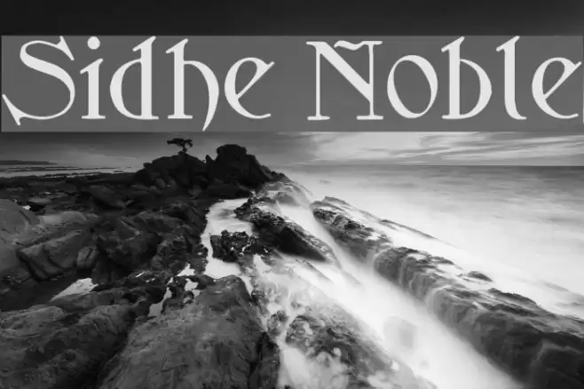 Sidhe Noble Font examples