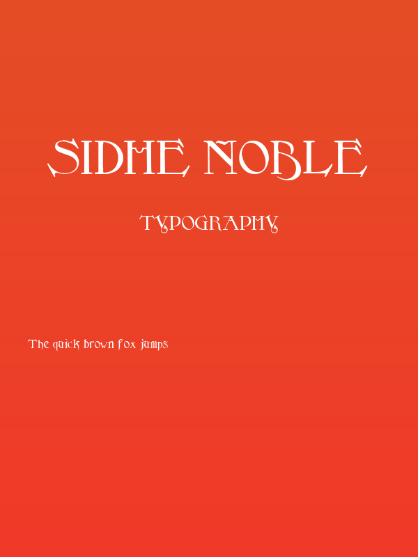 Sidhe Noble Poster
