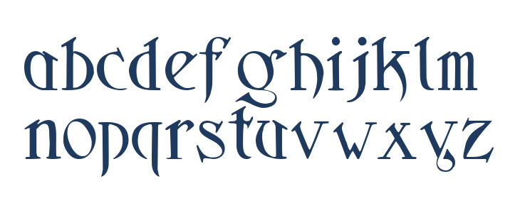 Sidhe Noble Lowercase