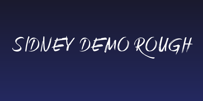 Sidney Demo Rough Social Header
