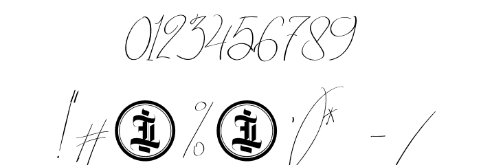 SidorabyPersonalUseOnly-Regular Font OTHER CHARS