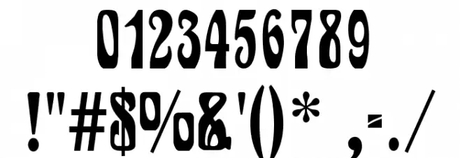 Siegfried Font OTHER CHARS