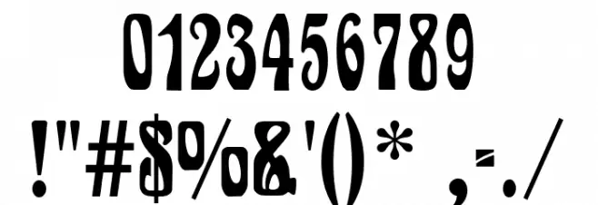 Siegfried Font OTHER CHARS