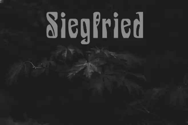Siegfried Font examples