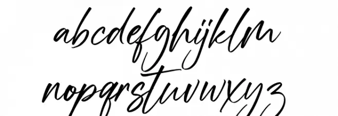 Sienthas Font LOWERCASE