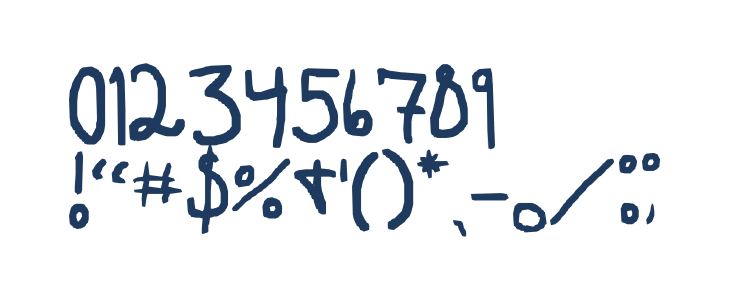 Siera'sFont1 Other Characters