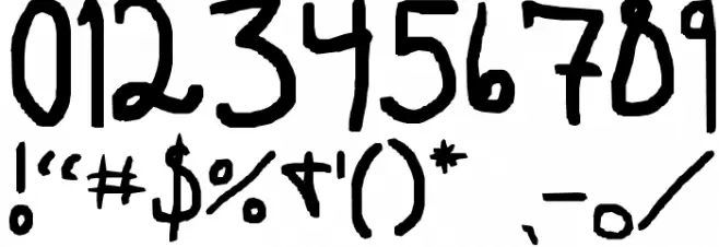 Siera'sFont1 Font OTHER CHARS