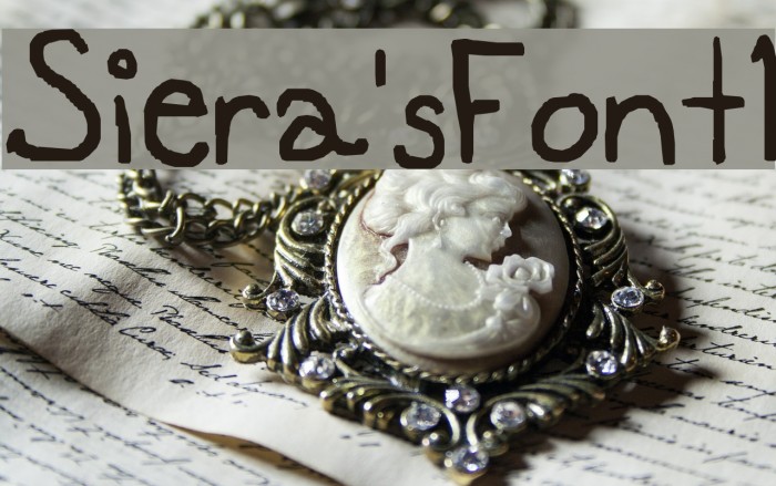 Siera'sFont1 Example 1