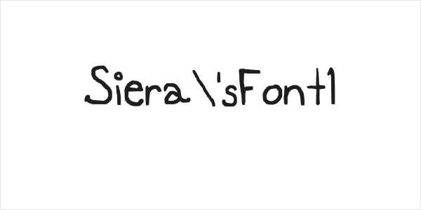 Siera'sFont1 Logo