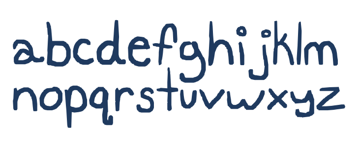 Siera'sFont1 Lowercase